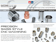 Tablet Screenshot of cuttingedgemachining.com